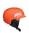 Spy Galactic Men's Ski & Snowboard Helmet in Orange Colour