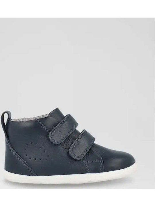 Bobux Παιδικά Sneakers High Ανατομικά Navy Μπλε