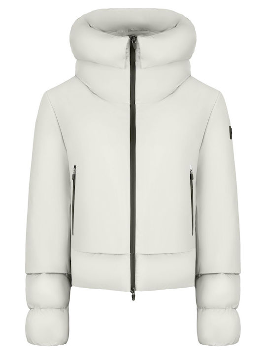 Damenjacke für Winter Weiß
