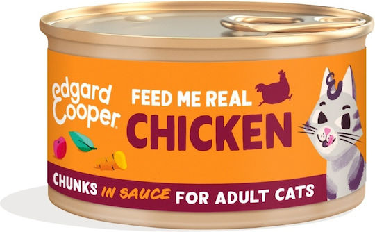 Edgard Cooper Summit10 Nasses Katzenfutter Für Erwachsene Katzen Mit Huhn 85g