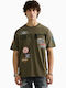 Herrenblusen T-Shirt Grün