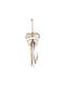 Hanging Wooden Feather Ornament
