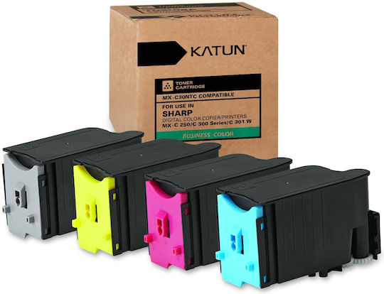 Katun Compatible Toner for Sharp Katun Laser Printer 6000 Pages Cyan
