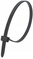 Qoltec Plastic Cable Ties 400mmx7.4mm in Black Colour (50pcs)