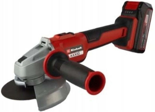 Einhell TE-AG AXXIO 18/115 Q Τροχός 115mm Μπαταρίας Brushless 1x2.5Ah