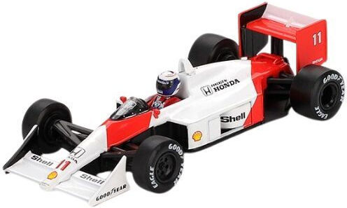 Car Model Macheta McLaren MP4/4 #11 Alain Prost Japan Grand Prix 2nd Place 1988 Scale 1:64 Mini GT MGT01123-L