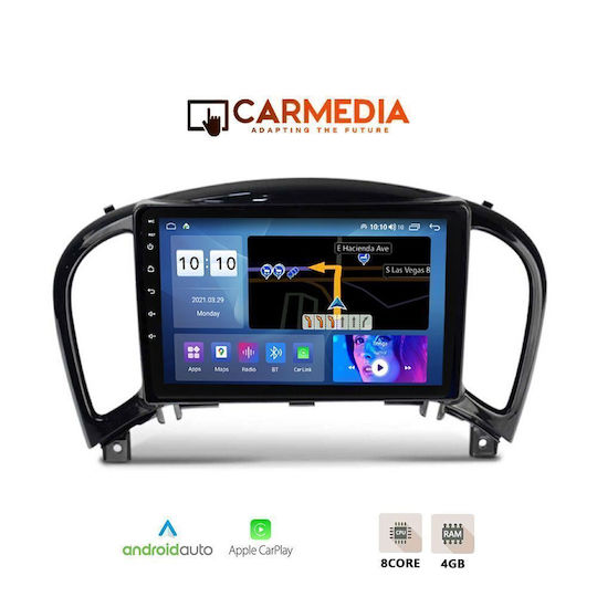 Carmedia Автомобилна Аудио Система за Nissan Primera 2001-2008 (Bluetooth/USB/Вграден Wi-Fi/GPS/Apple CarPlay/Android Auto) с Touch Screen 9"
