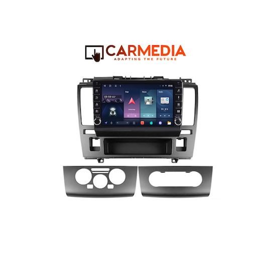 Carmedia Auto-Audiosystem für Nissan Tiida 2004-2013 Bluetooth USB Eingebautes Wi-Fi GPS Apple CarPlay Android Auto mit 9 Zoll Touchscreen