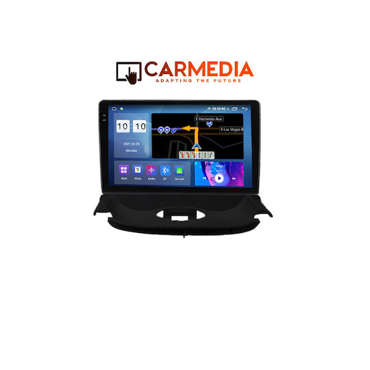 Carmedia Auto-Audiosystem für Peugeot 206 1998-2006 mit Bluetooth USB Eingebautes Wi-Fi GPS Apple CarPlay Android Auto Touchscreen 9.5 Zoll