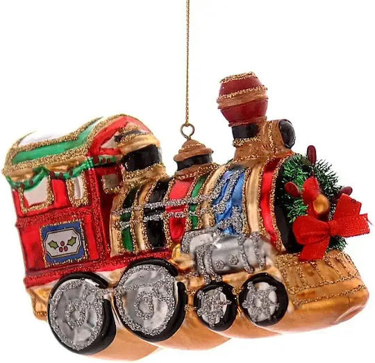 Weihnachtsfigur Aus Glas Zug Silber Neda Shop