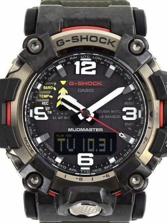 Casio Mudmaster Аналогов/Дигитален Мъжки Часовн...