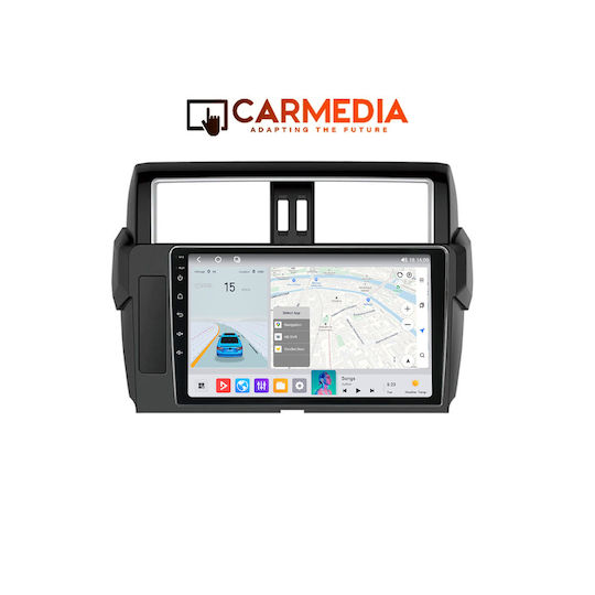 Carmedia Car Audio System for Toyota Prado 2014-2017 Bluetooth USB WiFi GPS Apple CarPlay Android Auto with 10" Touch Screen