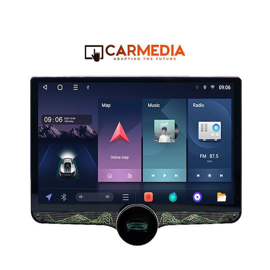 Carmedia Cm208118-13 Knob Tablet 11.8'' Oem Peugeot 206 1998-2006 V2