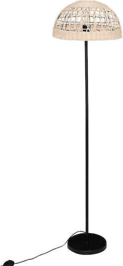 Atmosphera Floor Lamp H150.5xW40cm with Lamp Bulb Base for E27 Beige