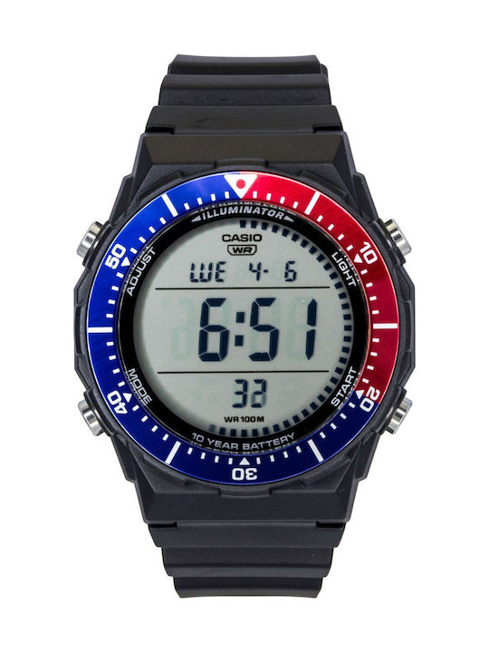 Casio Ψηφιακό Ανδρικό Ρολόι Μπαταρίας με Μαύρο ...