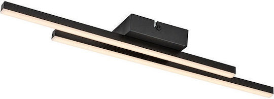 Rabalux Smart Deckenleuchte Schwarz mit Integrierter LED