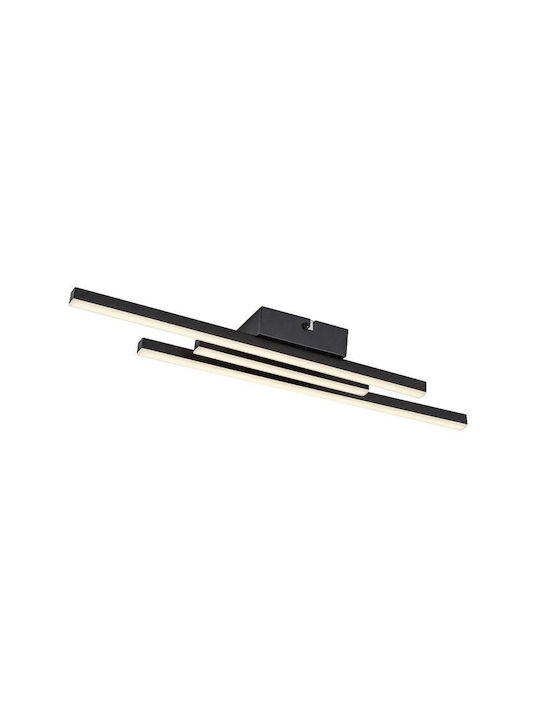 Rabalux Smart Deckenleuchte Schwarz mit Integrierter LED