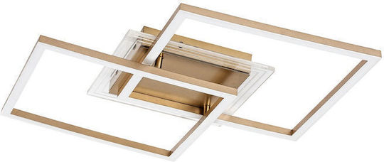 Rabalux Smart Deckenleuchte montieren 70cm Gold mit Integrierte LED