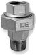 Odlewnia Zawiercie Flat Double Union U2 Nut-Thread 6/4'' Galvanized