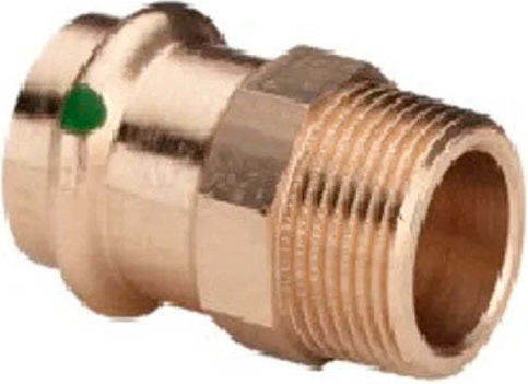 Viega Transitional Connector Sc-contur 15mm X Gz 1/2'' Bronze 105044