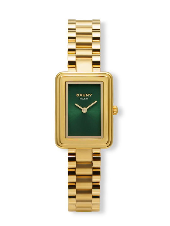 Damenuhr Batterie mit Gold Metallischem Armband