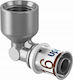 Uponor Brass Pipe Elbow 25mm