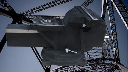 Bass Polska Fest Eingestellte Schraubstock Mechanisch aus Mangan mit Maximale Öffnung 150mm