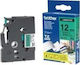 Brother Label Maker Tape 8m x 12mm in Black Colour Compatible with Brother TZe/TZ