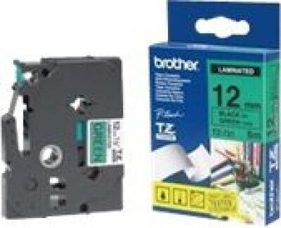 Brother Label Maker Tape 8m x 12mm in Black Colour Compatible with Brother TZe/TZ