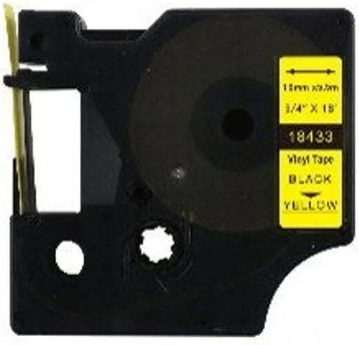 TelForceOne Etikettendrucker-Band 1m x 19mm in Schwarz Farbe Kompatible Reihe mit Dymo D1