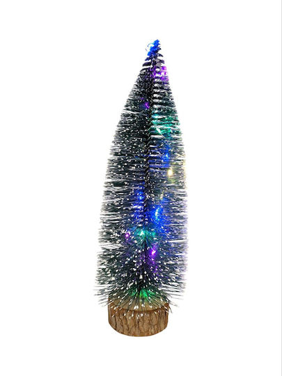 Beleuchtetes Weihnachtsdekorationen mit Bäumen Holz Baum 30cm Beige Beleuchtetes Weihnachtsdekorationen mit Bäumen Holz Baum 30cm Beige
