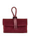 Women's Handbag Suede Burgundy