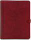 Leder Dokumentenmappe Adriano Rote