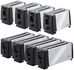 Elekom Toaster Set 8 Pcs Ek-298 Ss + Ek-168 Ss Elekom Toaster Set 8 Pcs Ek-298 Ss + Ek-168 Ss