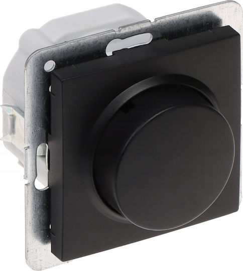 Elektro Plast Încastrat LED Rotativ 250W În Culoare Neagră