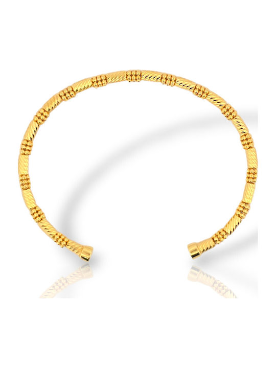 Mentzos Women's Gold Plated Silver Bracelet