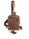 Leder Herren Schulter / Crossbody Braun Tasche
