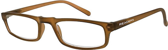 Readers Lesebrillen +1.25 in Braun Farbe RD120