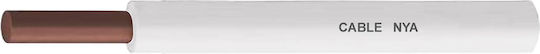 Cabluri De Alimentare Electrice Nya H05v-u 1x1mm² Alb Monoclonal Top Set 100