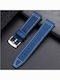 Leather Strap Light Blue 22mm