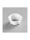 Fan Europe Round Metallic Frame for Spot GU10 White