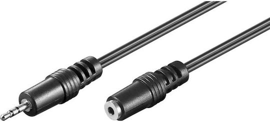 PremiumCord 3.5mm Male - 3.5mm Female Audio Cable Black 5m