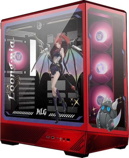 MSI Pano 130R MLG Edition Computergehäuse Schwarzes