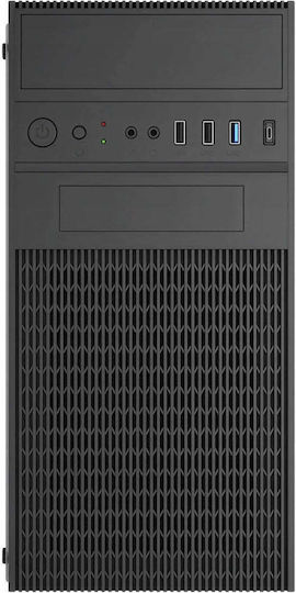 Akyga AK19BK Micro Tower Компютърна кутия Черна
