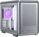 CoolerMaster MasterFrame 400 Mesh Gaming Midi Tower Компютърна кутия със Страничен прозорец Сребриста