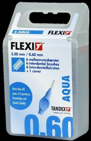 Babyliss Interdentalbürsten mit Griff Fein Blau 6 Stück