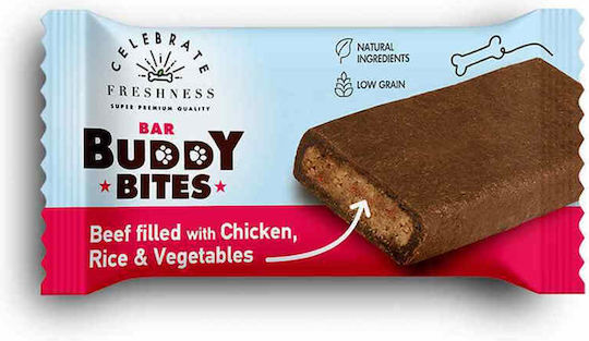 Celebrate Freshness Dog Treat with Beef, Chicken, Rice, Vegetables, Meat and Carrot 30gr