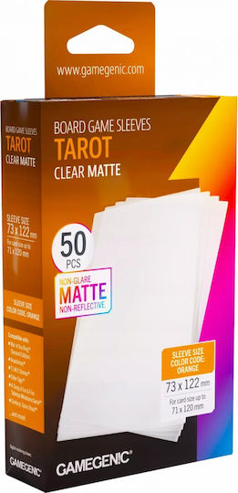 Gamegenic Game Card Sleeves Tarot Size 50 pcs Transparent