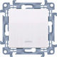 Kontakt-Simon Recessed Wall Switch without Frame Aller Retour White