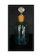 Dekorative Vase Glas Blau Φ18xΥ40cm Neda Shop